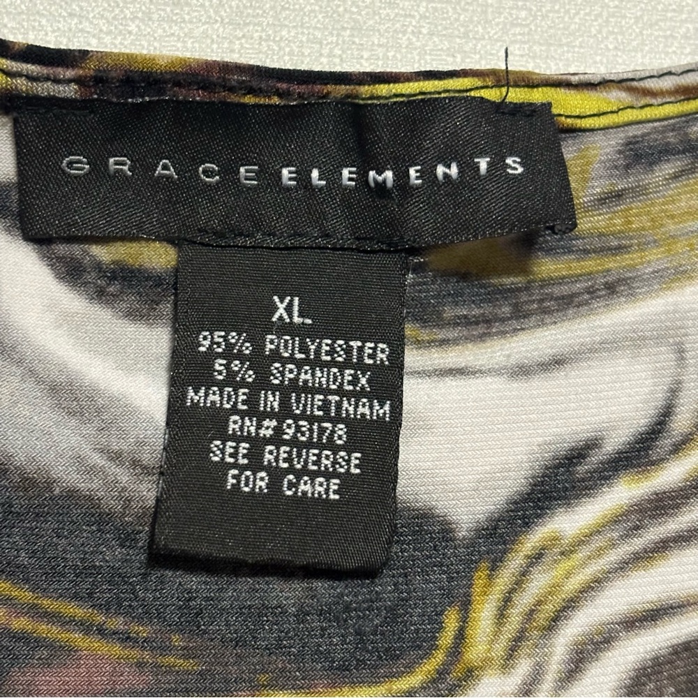 Grace Elements Sleeveless Drape Neck Top Multicol… - image 7